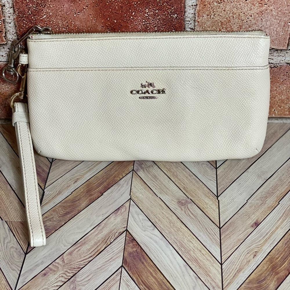 Authentic Small Two piece Wristlet Off White